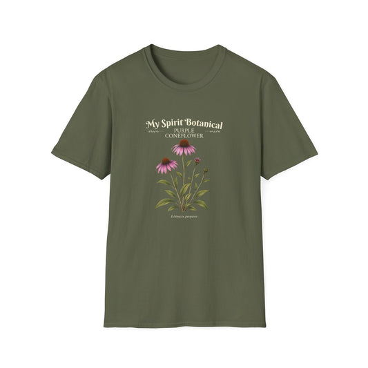 'My Spirit Botanical' Purple Coneflower T-Shirt