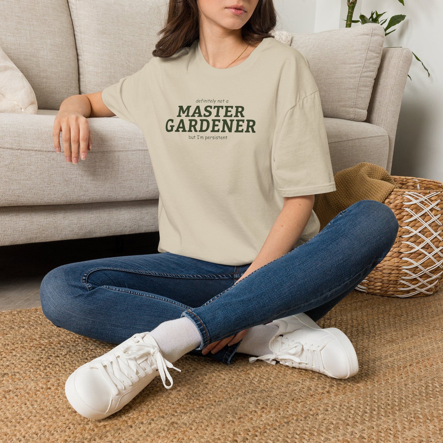 Master Gardener (definitely not but I'm persistent) text only design