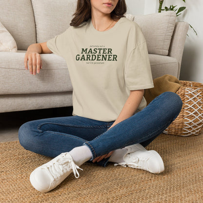 Master Gardener (definitely not but I'm persistent) text only design