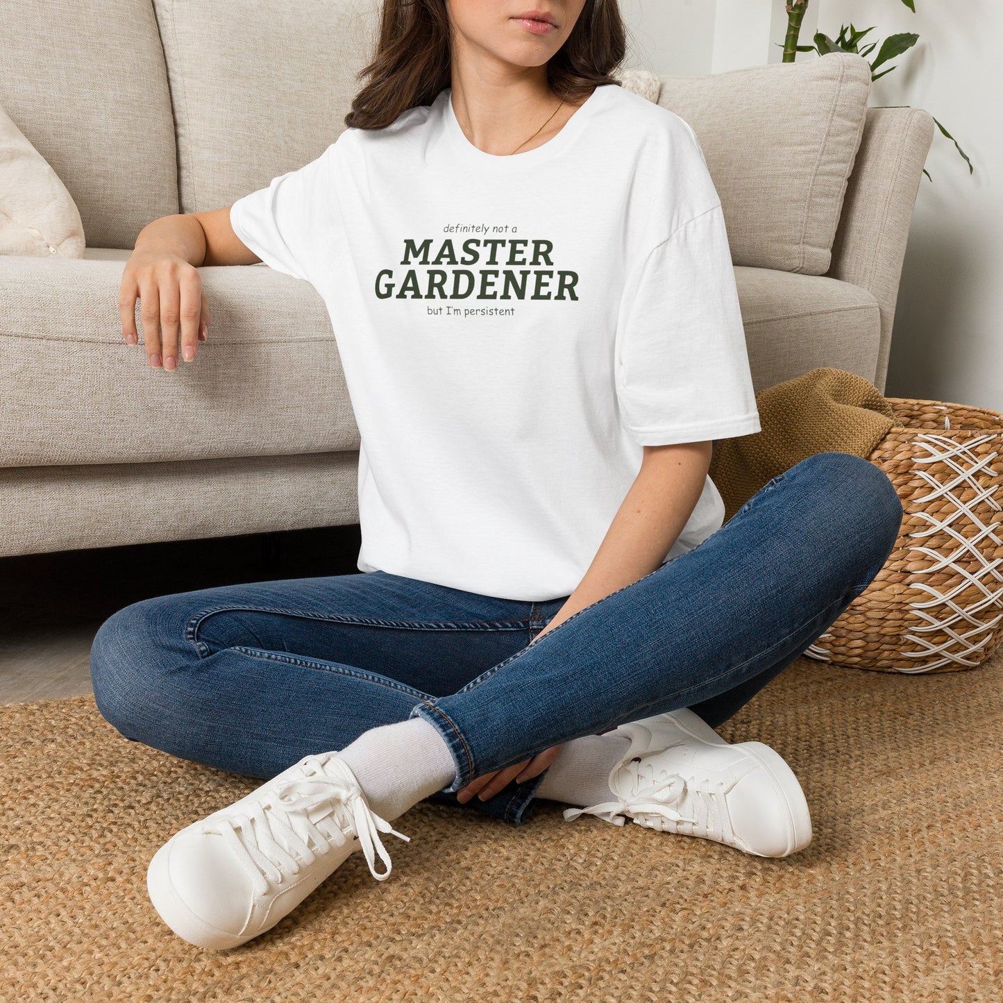 Master Gardener (definitely not but I'm persistent) text only design