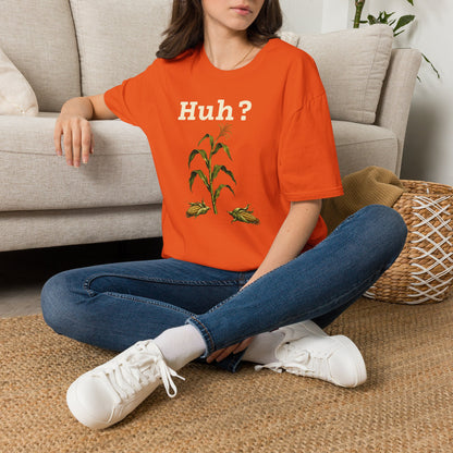 Earless Corn Stalk, "Huh?" T-Shirt