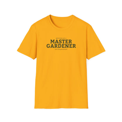 Master Gardener (definitely not but I'm persistent) text only design