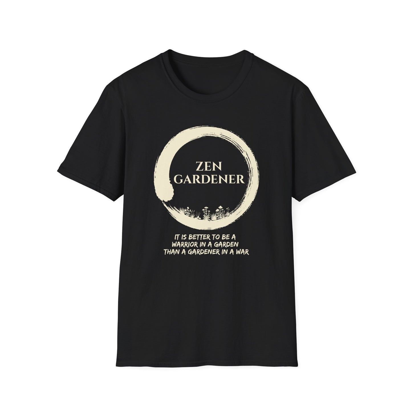 Zen Gardener  — Warrior in a Garden T-Shirt
