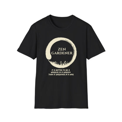 Zen Gardener  — Warrior in a Garden T-Shirt