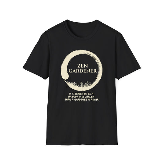 Zen Gardener  — Warrior in a Garden T-Shirt