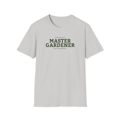 Master Gardener (definitely not but I'm persistent) text only design