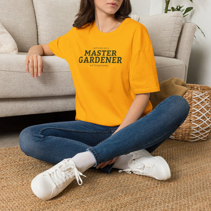 Master Gardener (definitely not but I'm persistent) text only design