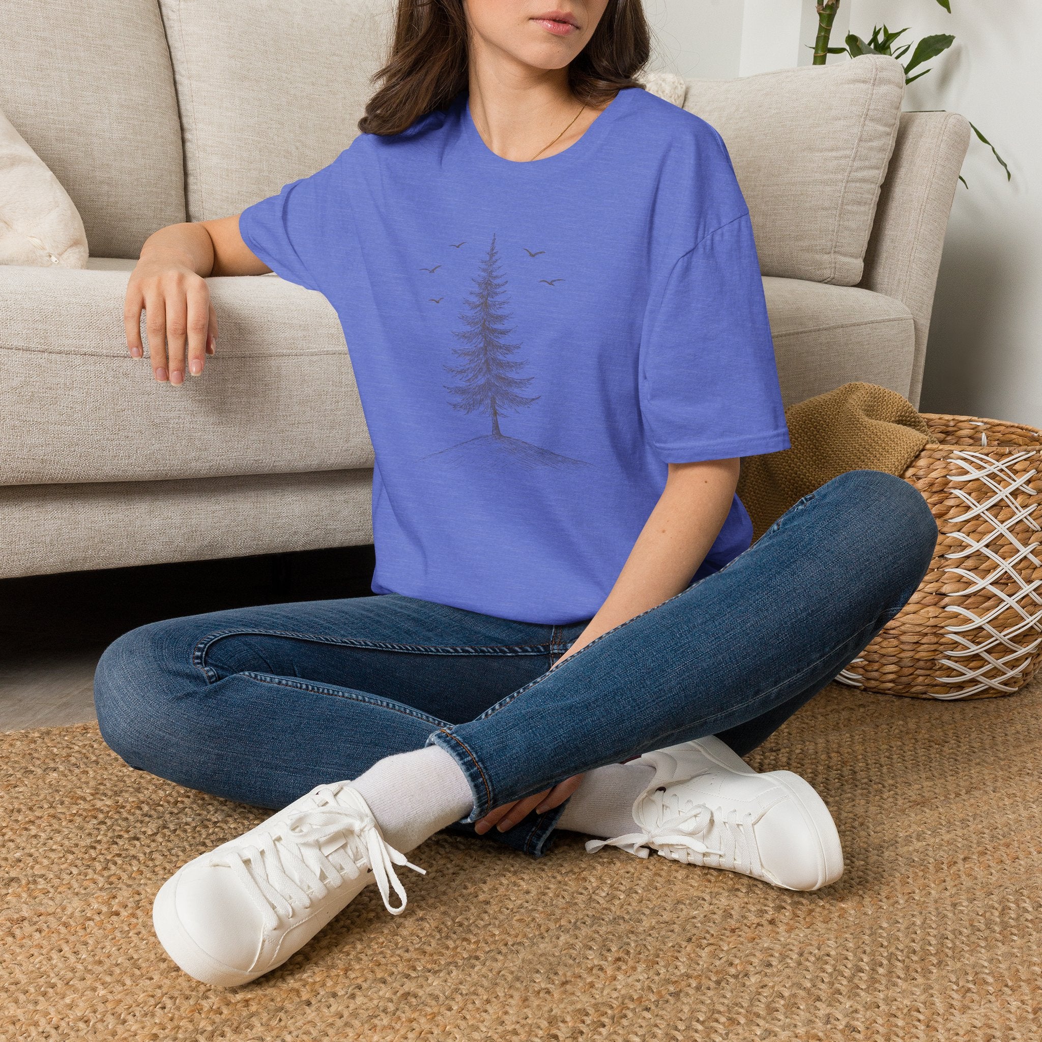 Hilltop tree silhouette T-Shirt