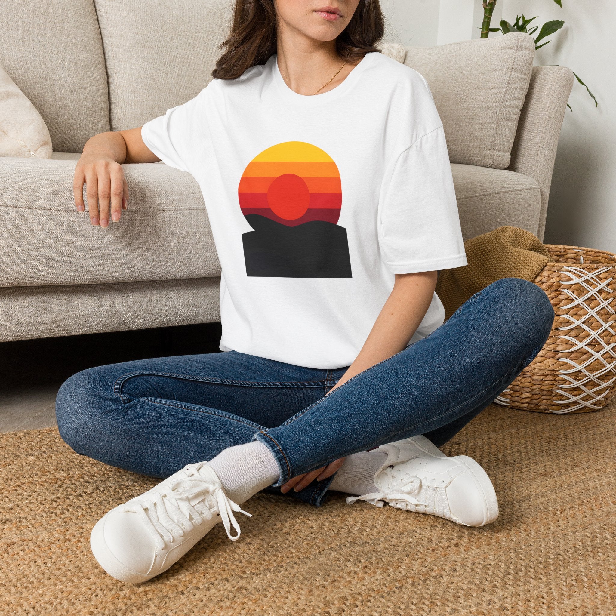 Vibrant Sunset Gradient T-Shirt
