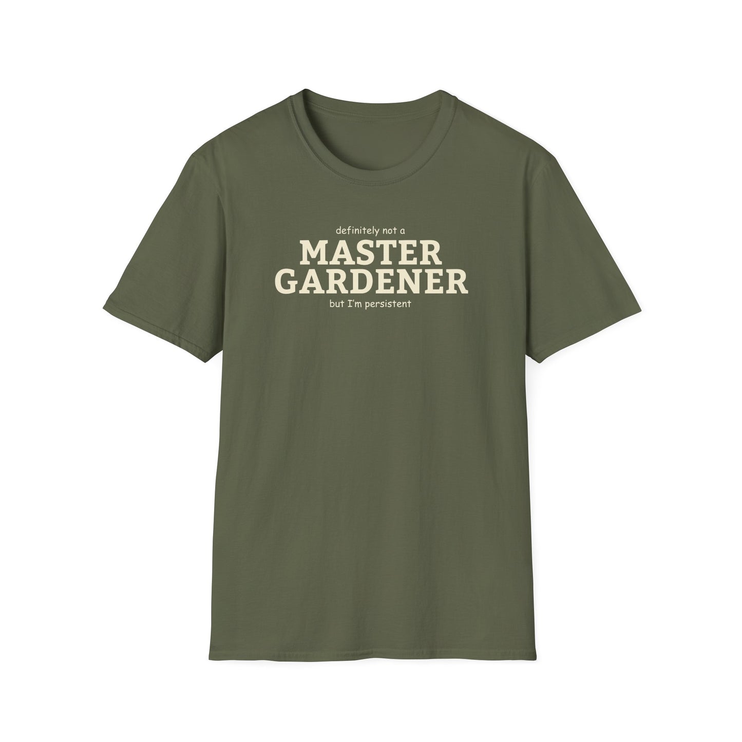 Master Gardener (definitely not but I'm persistent) text only design