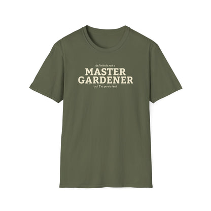 Master Gardener (definitely not but I'm persistent) text only design