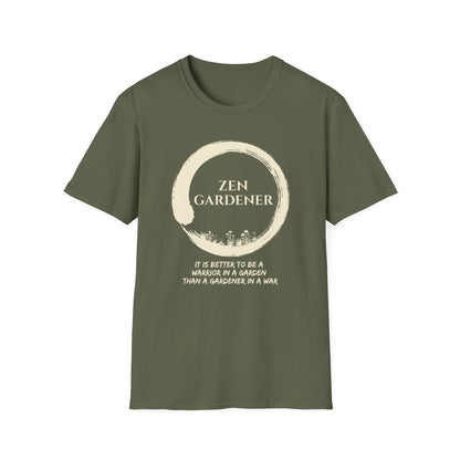 Zen Gardener  — Warrior in a Garden T-Shirt