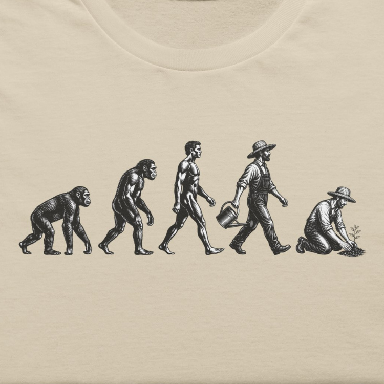 Gardener Evolution of Man T-Shirt