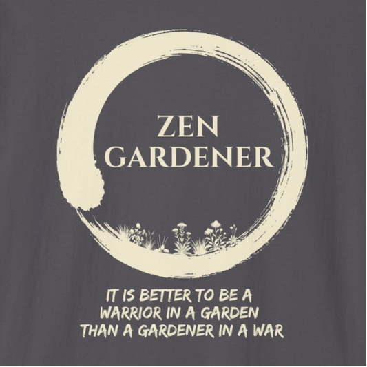 Zen Gardener  — Warrior in a Garden T-Shirt
