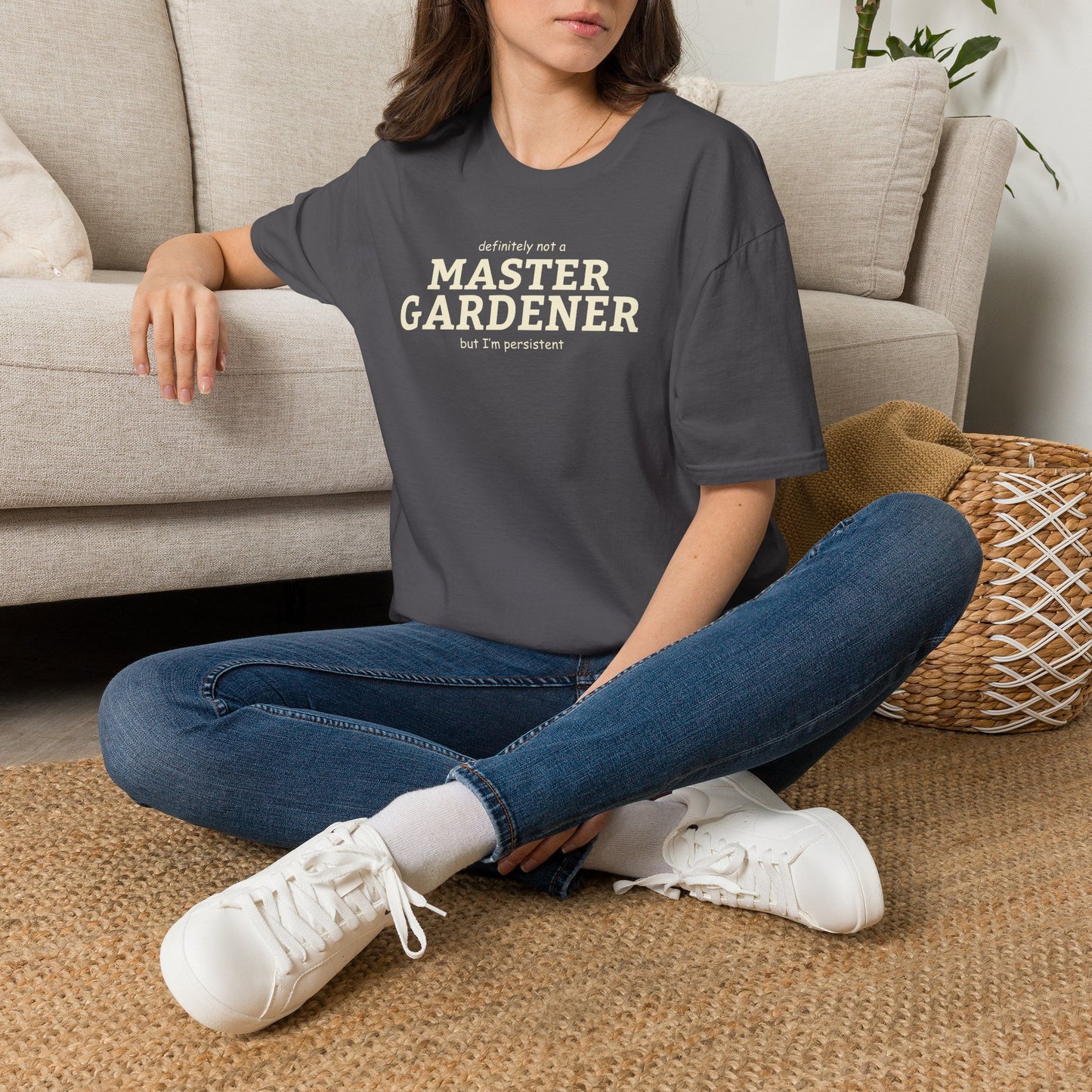 Master Gardener (definitely not but I'm persistent) text only design