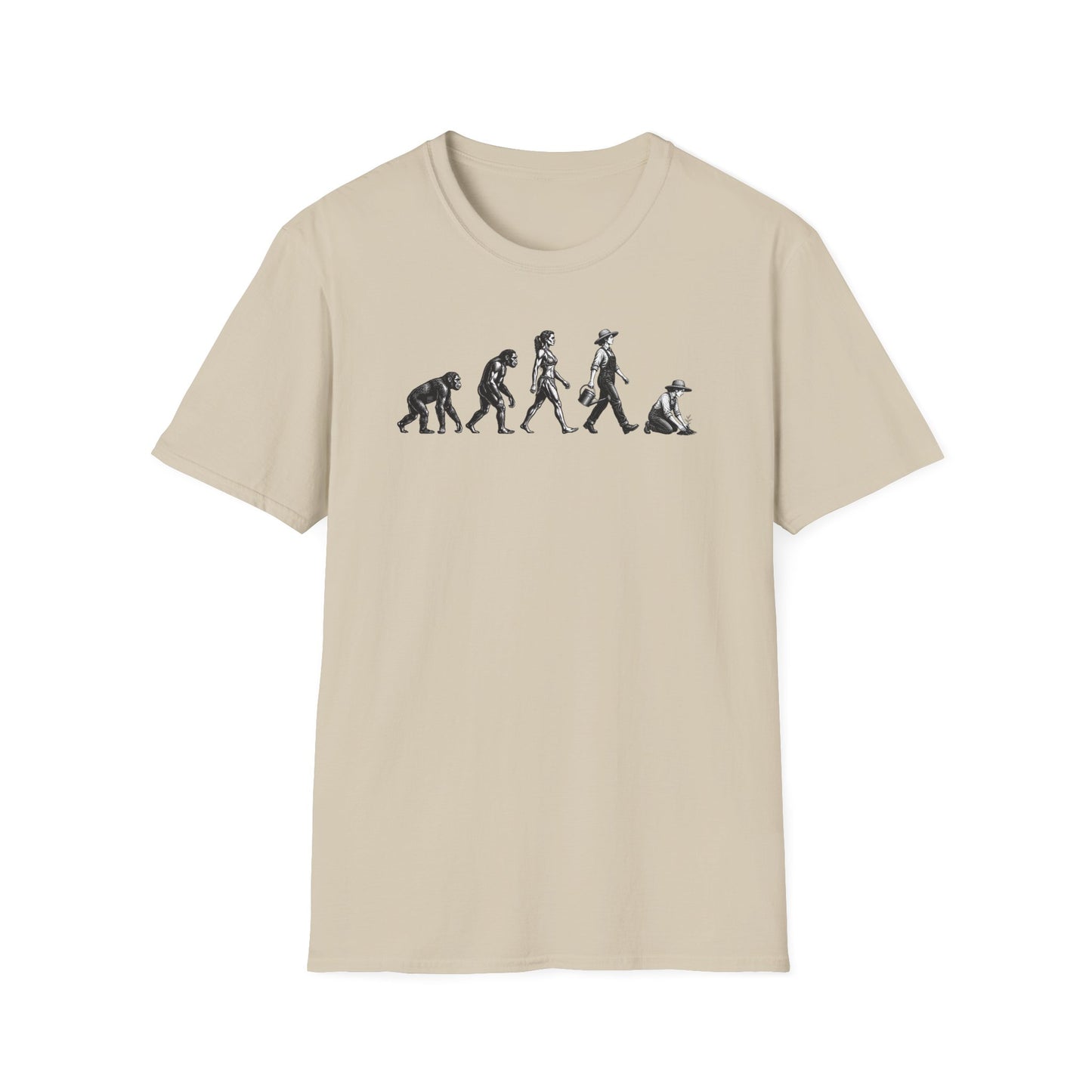 Woman Gardener Evolution T-Shirt