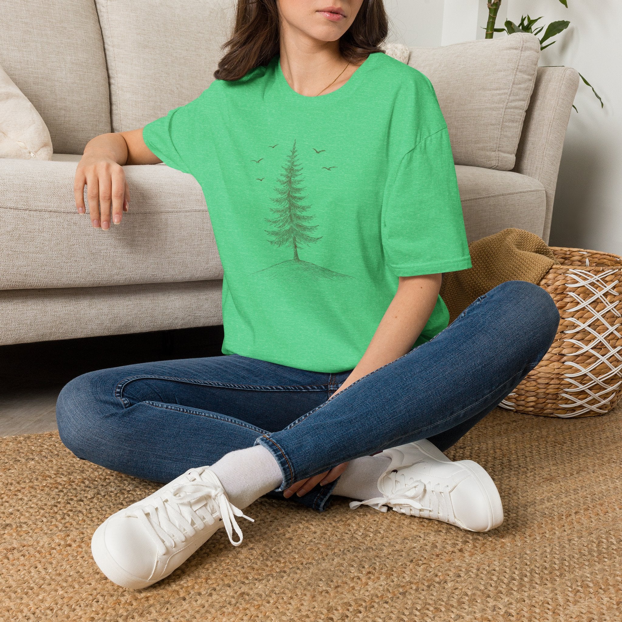 Hilltop tree silhouette T-Shirt