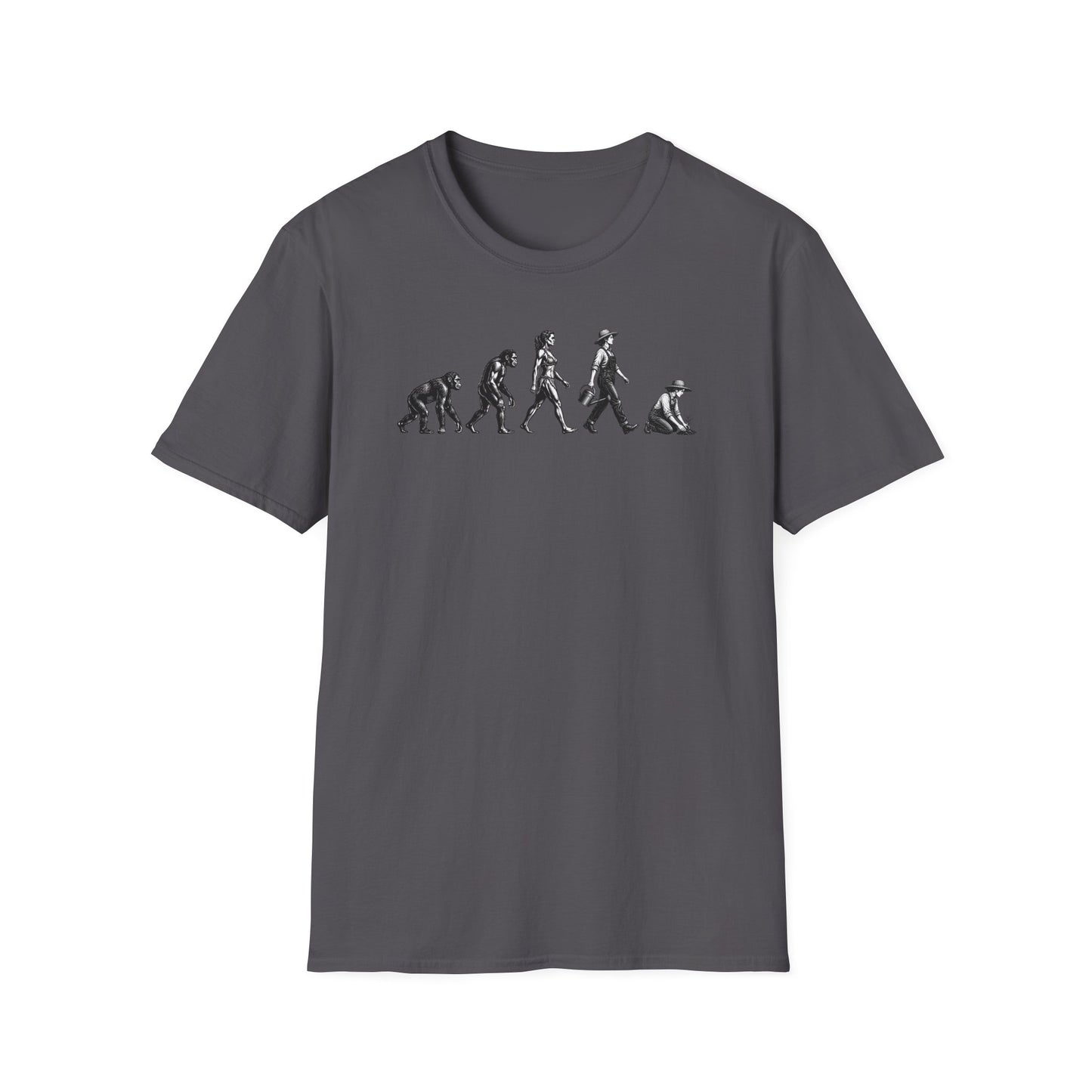 Woman Gardener Evolution T-Shirt
