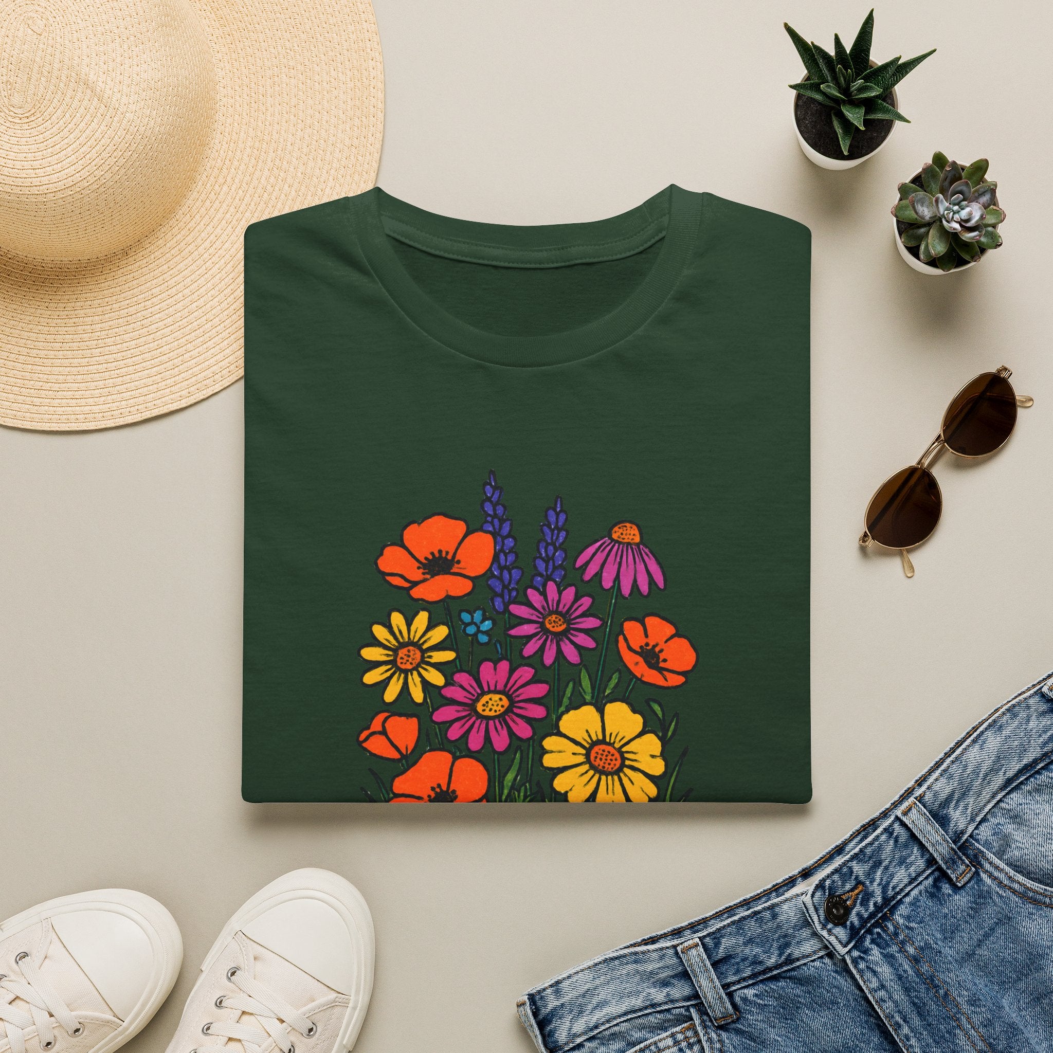 Colorful Flower Bouquet T-Shirt