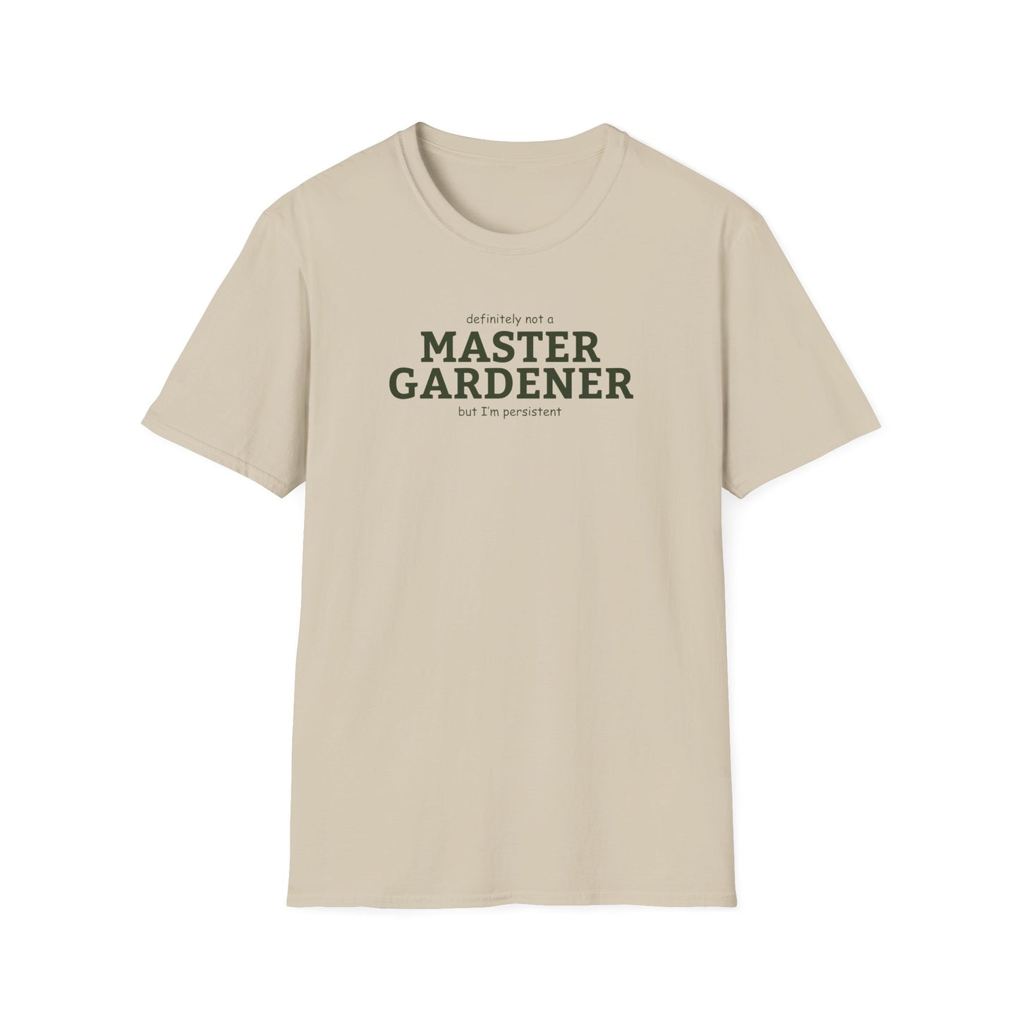Master Gardener (definitely not but I'm persistent) text only design