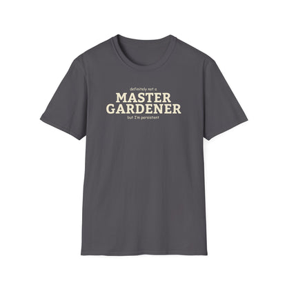 Master Gardener (definitely not but I'm persistent) text only design