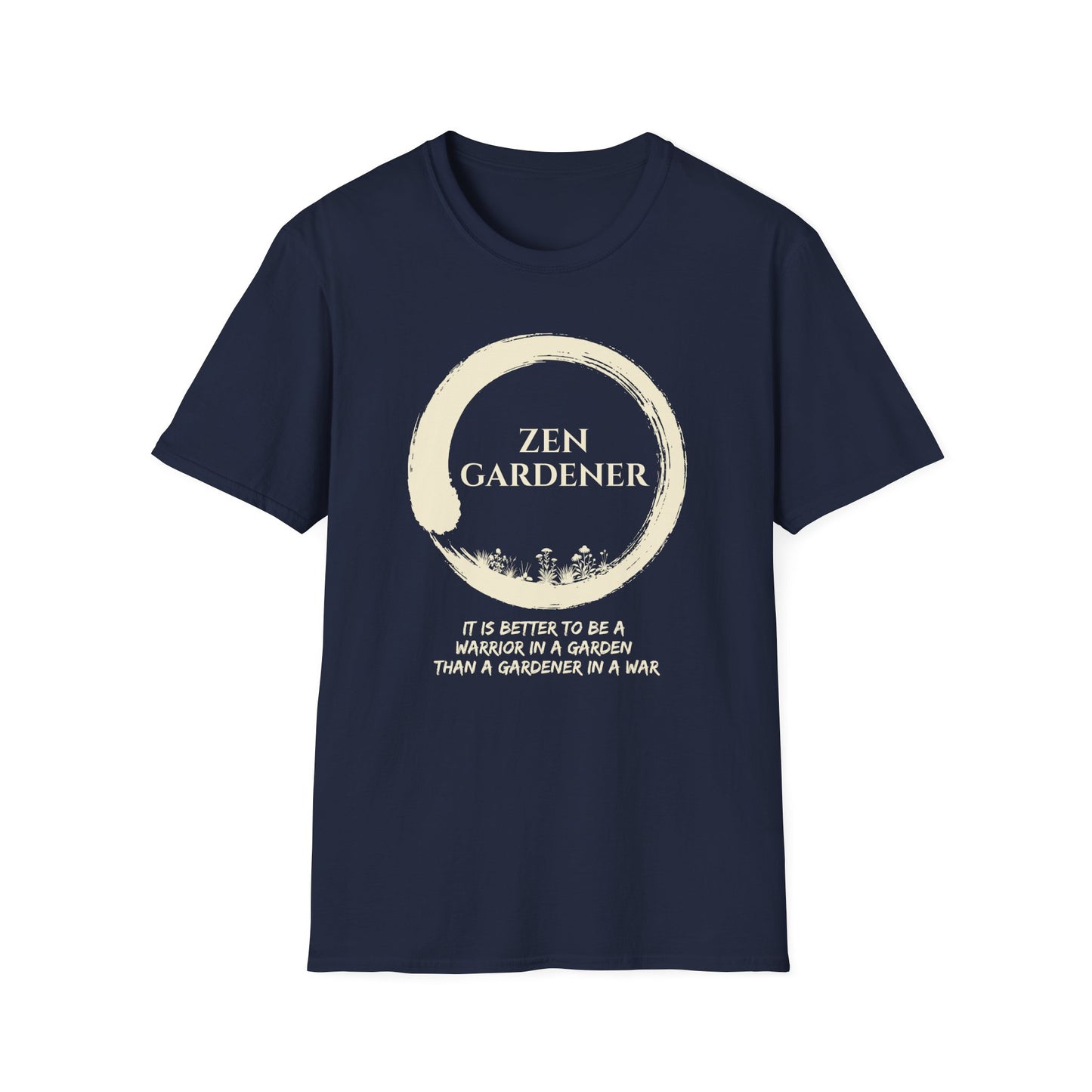 Zen Gardener  — Warrior in a Garden T-Shirt