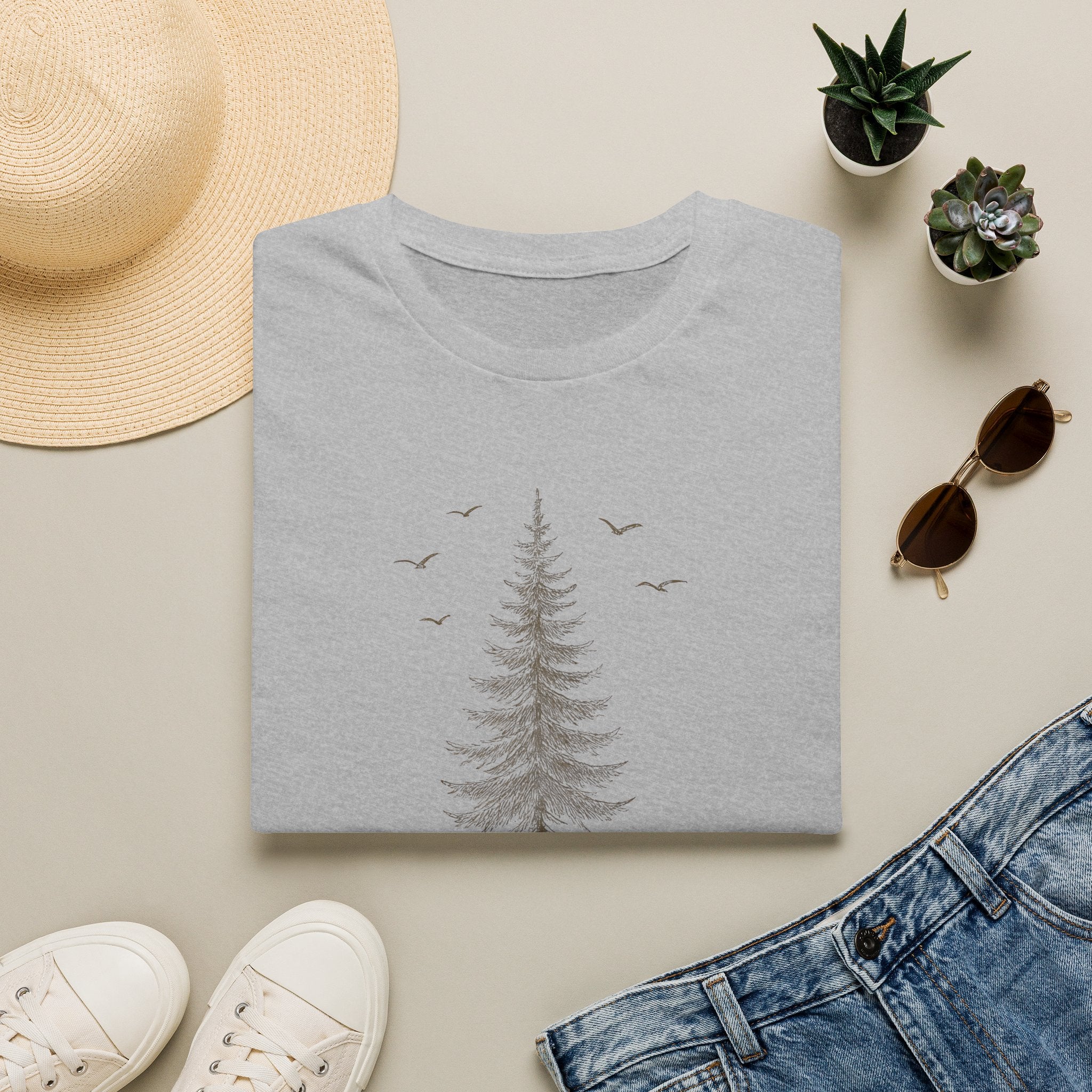 Hilltop tree silhouette T-Shirt