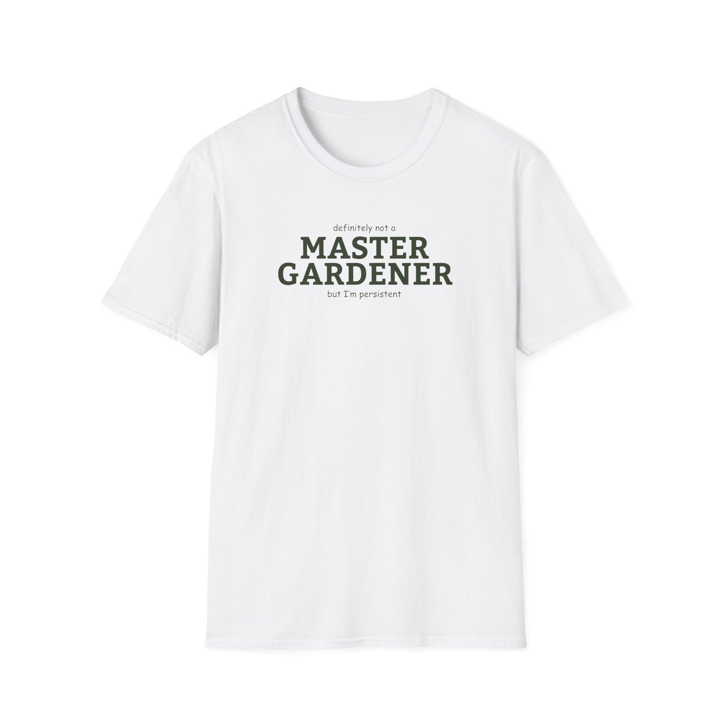 Master Gardener (definitely not but I'm persistent) text only design