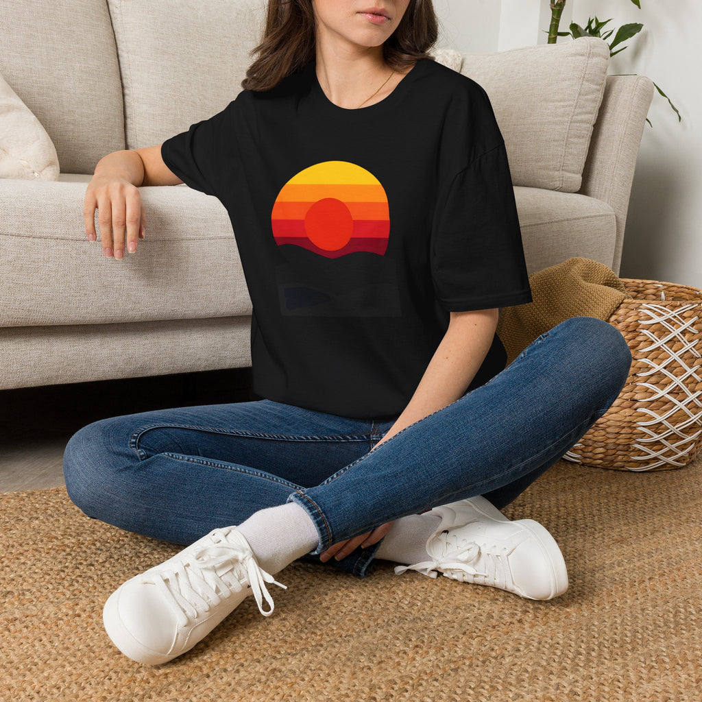 Vibrant Sunset Gradient T-Shirt